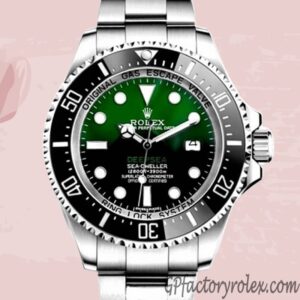 GP Rolex Deepsea Men's 44mm 116660 Green Dial Watch Replica